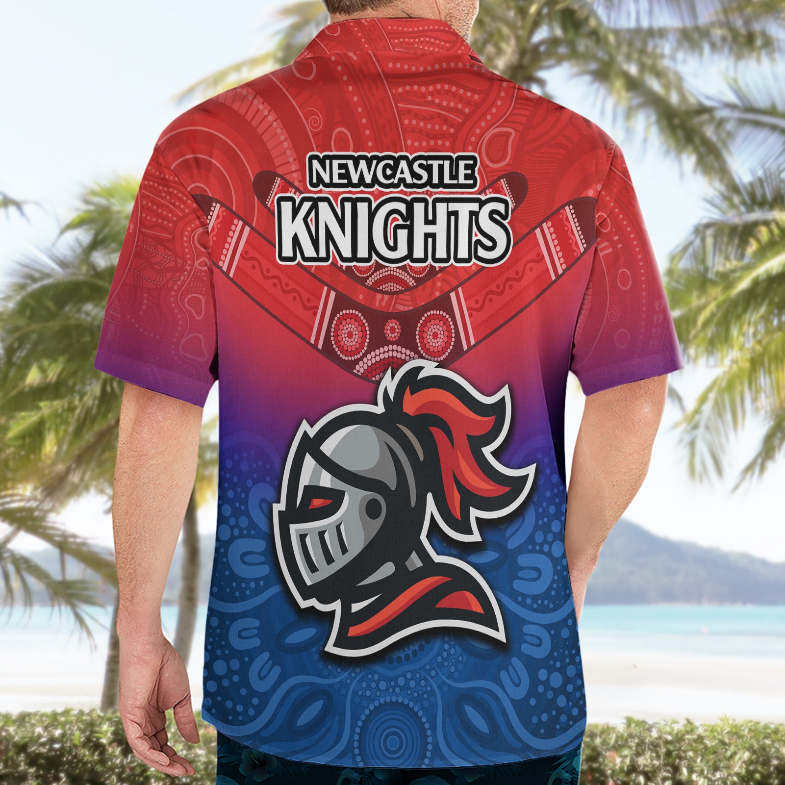 knights-permier-2023-hawaiian-shirt-nrl-mascot-with-aboriginal