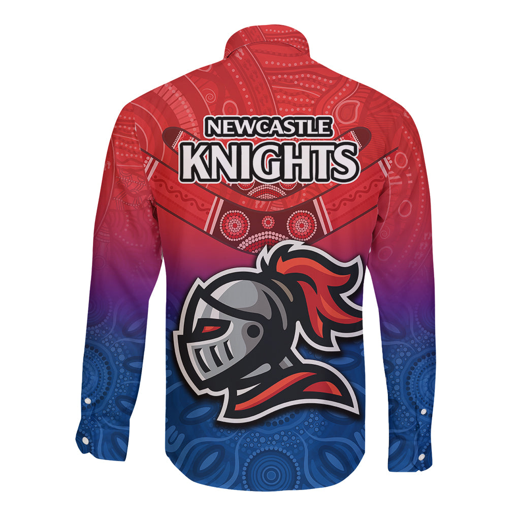 knights-permier-2023-long-sleeve-button-shirt-nrl-mascot-with-aboriginal