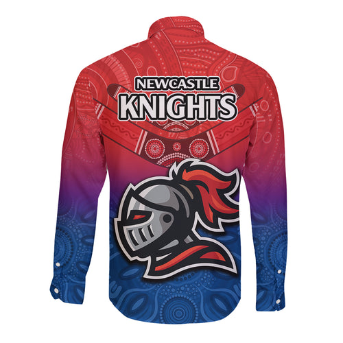 knights-permier-2023-long-sleeve-button-shirt-nrl-mascot-with-aboriginal