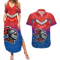 custom-knights-permier-2023-couples-matching-summer-maxi-dress-and-hawaiian-shirt-nrl-mascot-with-aboriginal