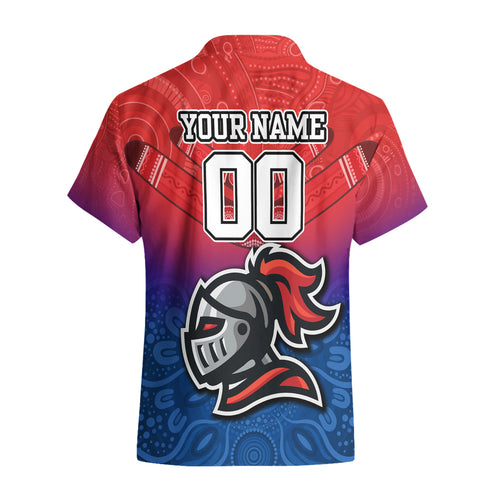 custom-knights-permier-2023-hawaiian-shirt-nrl-mascot-with-aboriginal