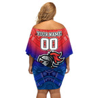 custom-knights-permier-2023-off-shoulder-short-dress-nrl-mascot-with-aboriginal
