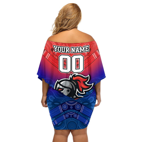 custom-knights-permier-2023-off-shoulder-short-dress-nrl-mascot-with-aboriginal