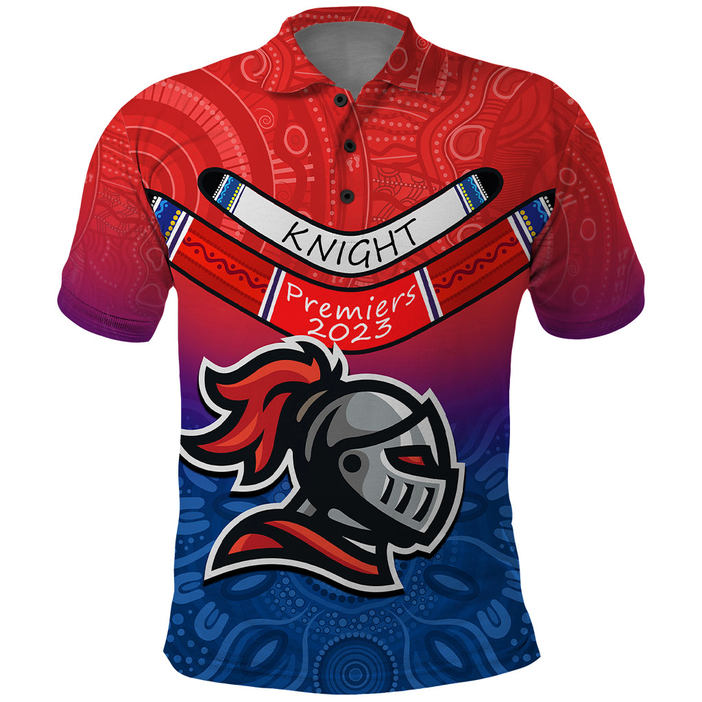 custom-knights-permier-2023-polo-shirt-nrl-mascot-with-aboriginal