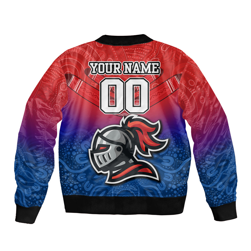 custom-knights-permier-2023-sleeve-zip-bomber-jacket-nrl-mascot-with-aboriginal