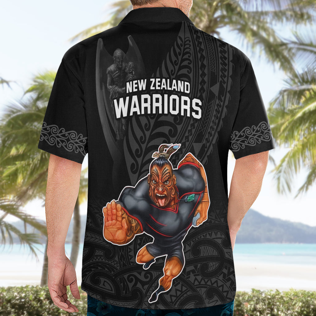 warriors-permier-2023-hawaiian-shirt-the-wahs-mascot-with-maori-tattoo