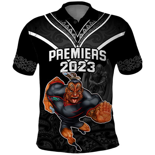 warriors-permier-2023-polo-shirt-the-wahs-mascot-with-maori-tattoo