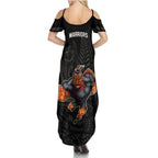 warriors-permier-2023-summer-maxi-dress-the-wahs-mascot-with-maori-tattoo