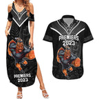 custom-warriors-permier-2023-couples-matching-summer-maxi-dress-and-hawaiian-shirt-the-wahs-mascot-with-maori-tattoo