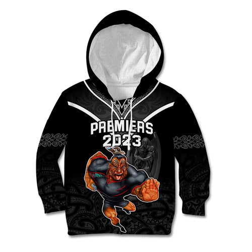 custom-warriors-permier-2023-kid-hoodie-the-wahs-mascot-with-maori-tattoo