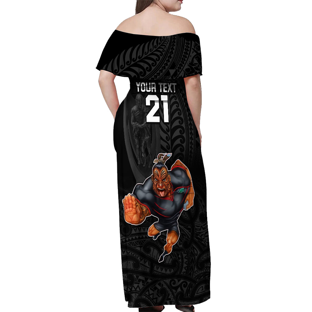 custom-warriors-permier-2023-off-shoulder-maxi-dress-the-wahs-mascot-with-maori-tattoo