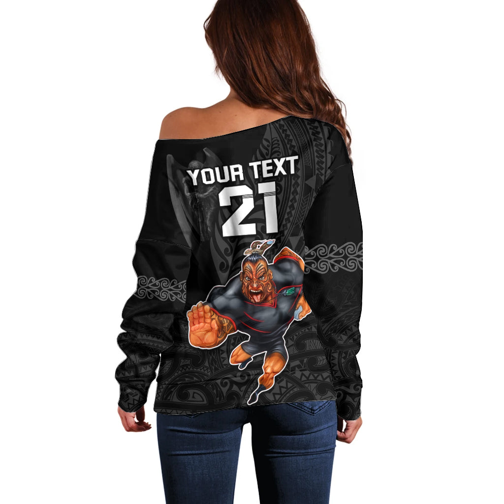 custom-warriors-permier-2023-off-shoulder-sweater-the-wahs-mascot-with-maori-tattoo