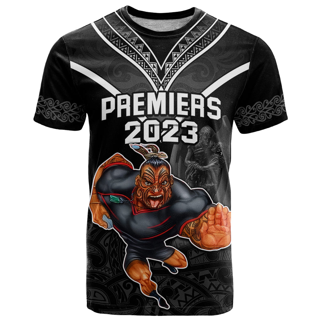 custom-warriors-permier-2023-t-shirt-the-wahs-mascot-with-maori-tattoo
