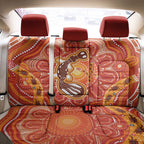 Aboriginal Goanna Art Back Car Seat Cover Native Australian Animals