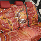 Aboriginal Goanna Art Back Car Seat Cover Native Australian Animals