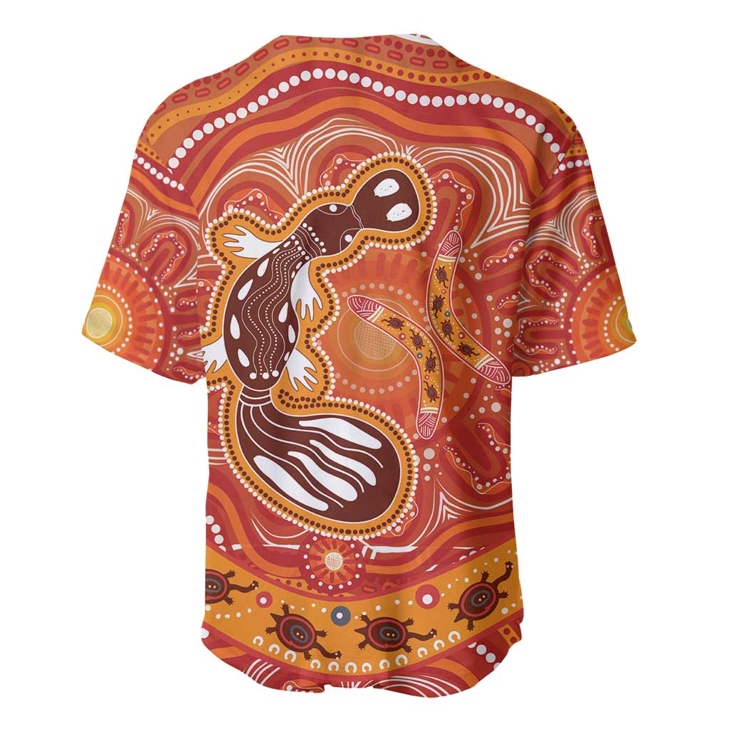 Aboriginal Goanna Art Baseball Jersey Native Australian Animals