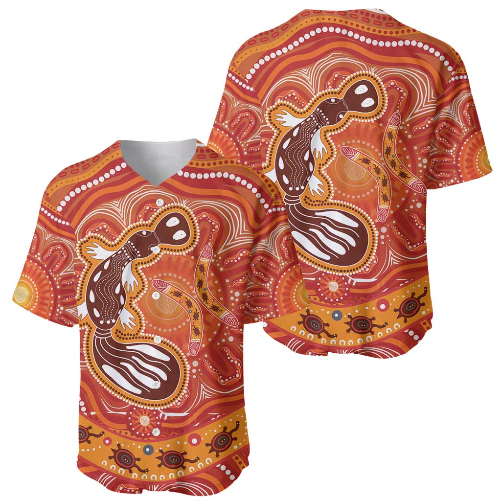Aboriginal Goanna Art Baseball Jersey Native Australian Animals