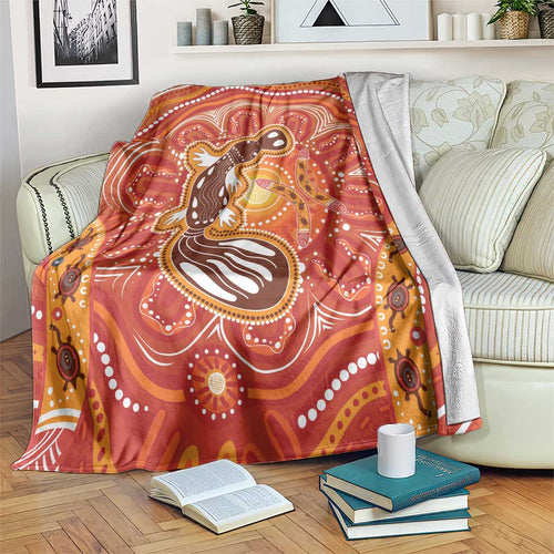 Aboriginal Goanna Art Blanket Native Australian Animals