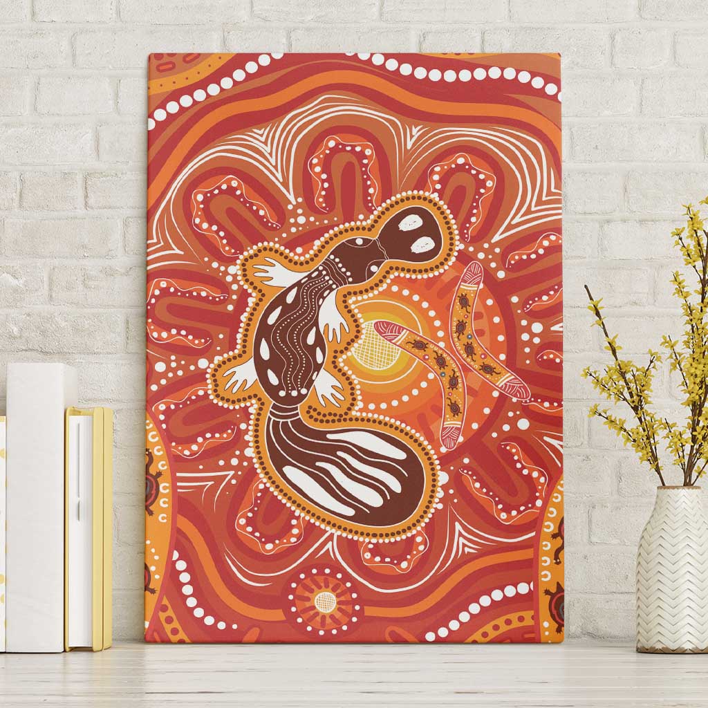 Aboriginal Goanna Art Canvas Wall Art Native Australian Animals