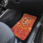 Aboriginal Goanna Art Car Mats Native Australian Animals