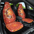 Aboriginal Goanna Art Car Seat Cover Native Australian Animals