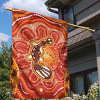 Aboriginal Goanna Art Garden Flag Native Australian Animals