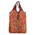 Aboriginal Goanna Art Grocery Bag Native Australian Animals
