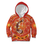Aboriginal Goanna Art Kid Hoodie Native Australian Animals