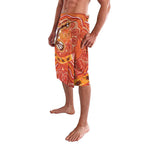 Aboriginal Goanna Art Lavalava Native Australian Animals