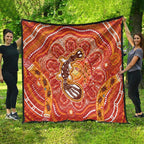 Aboriginal Goanna Art Quilt Native Australian Animals
