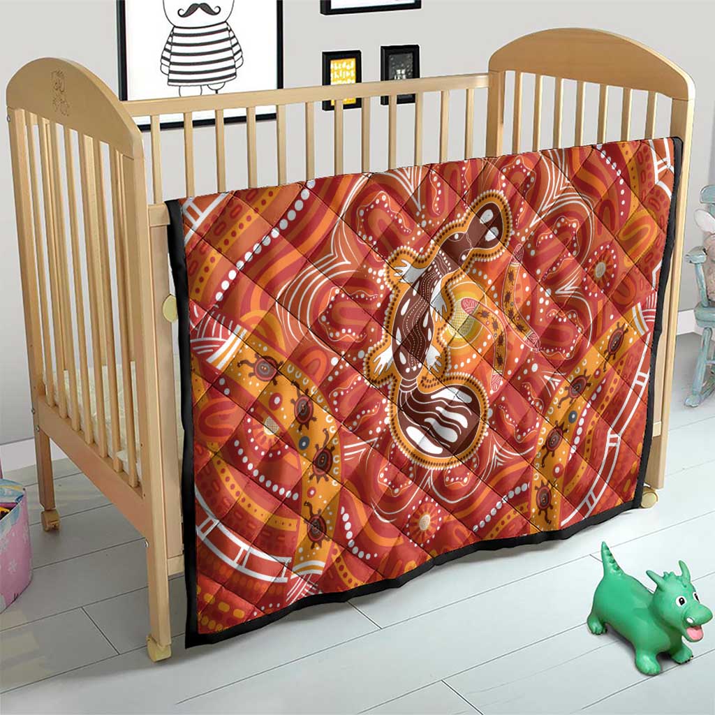 Aboriginal Goanna Art Quilt Native Australian Animals