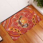 Aboriginal Goanna Art Rubber Doormat Native Australian Animals