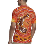 Aboriginal Goanna Art Rugby Jersey Native Australian Animals