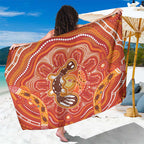 Aboriginal Goanna Art Sarong Native Australian Animals