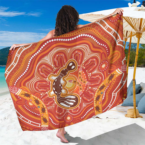 Aboriginal Goanna Art Sarong Native Australian Animals