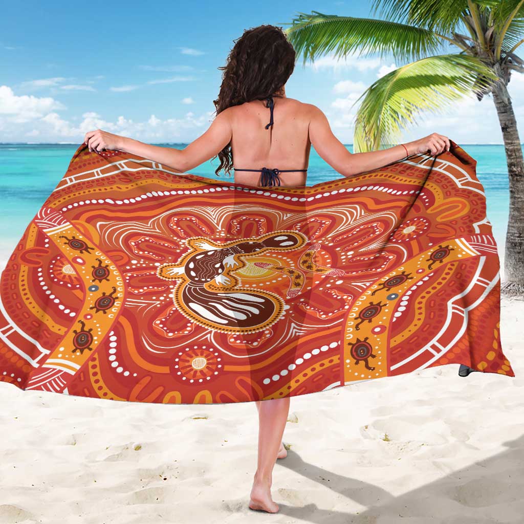 Aboriginal Goanna Art Sarong Native Australian Animals