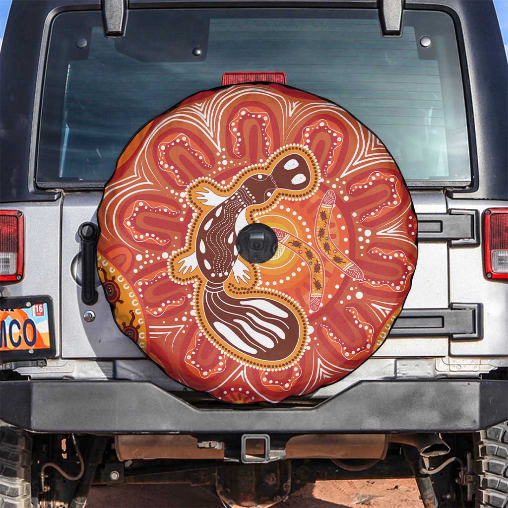 Aboriginal Goanna Art Spare Tire Cover Native Australian Animals