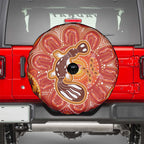 Aboriginal Goanna Art Spare Tire Cover Native Australian Animals