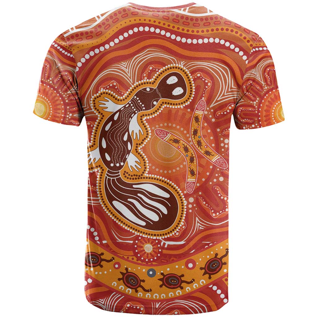 Aboriginal Goanna Art T Shirt Native Australian Animals