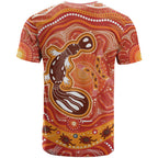 Aboriginal Goanna Art T Shirt Native Australian Animals