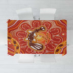 Aboriginal Goanna Art Tablecloth Native Australian Animals
