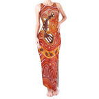 Aboriginal Goanna Art Tank Maxi Dress Native Australian Animals