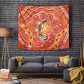 Aboriginal Goanna Art Tapestry Native Australian Animals
