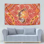 Aboriginal Goanna Art Tapestry Native Australian Animals