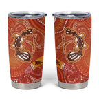 Aboriginal Goanna Art Tumbler Cup Native Australian Animals