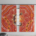 Aboriginal Goanna Art Window Curtain Native Australian Animals
