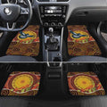 Aboriginal Magpies Dots Art Car Mats Native Australian Animals