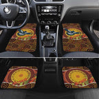 Aboriginal Magpies Dots Art Car Mats Native Australian Animals