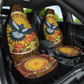 Aboriginal Magpies Dots Art Car Seat Cover Native Australian Animals
