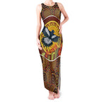 Aboriginal Magpies Dots Art Tank Maxi Dress Native Australian Animals